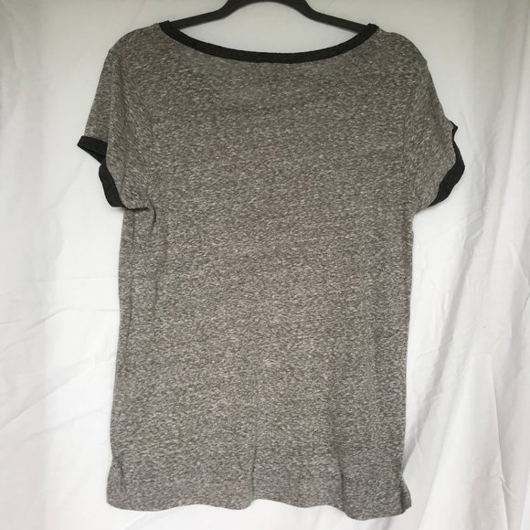 Grey Ringer Tee - Picture 2 of 4